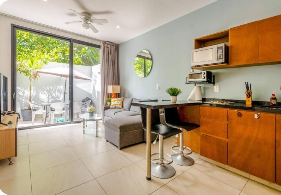 Modern 1 Bedroom Suite By Beach Great Location! Puerto Morelos Kültér fotó